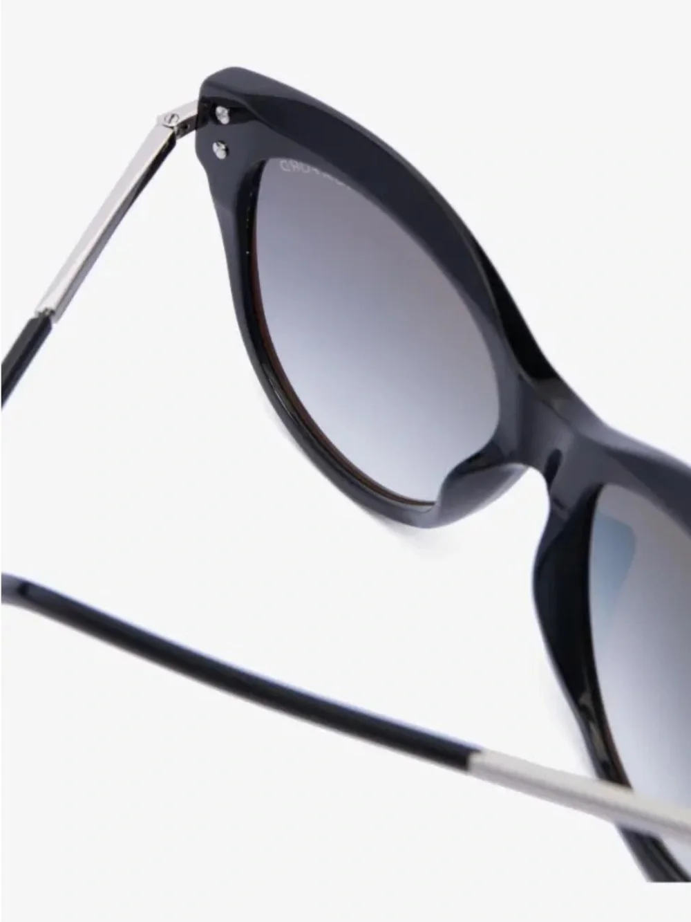 Tom Ford Black Cat-Eye Sunglasses - Black/Palladium TF821 Kira